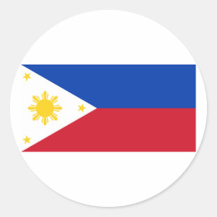 Adesivo Bandeira das Filipinas, Bandeira Nacional das Ilha