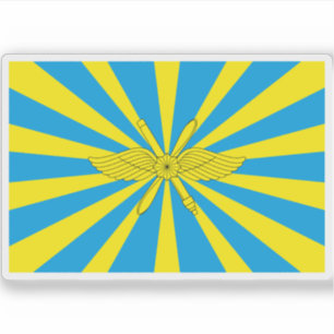 Adesivo Bandeira das Forças Aeroespaciais Russas