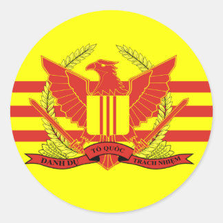 Adesivo Bandeira das Forças Militares do Vietname do Sul