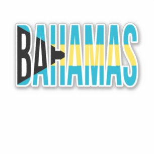 Adesivo Bandeira das Ilhas Bahamas Vacantes