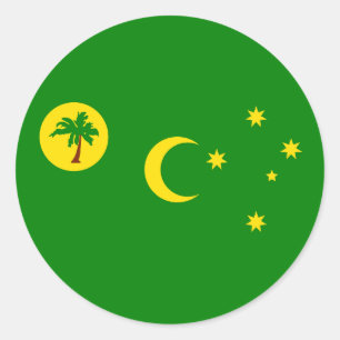Adesivo Bandeira das Ilhas Cocos (Keeling)