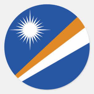 Adesivo Bandeira das Ilhas Marshall