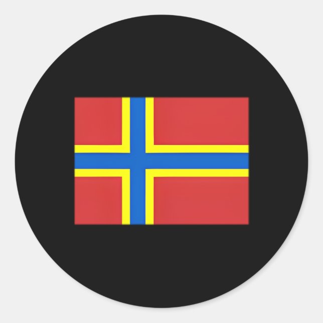 Adesivo Bandeira Das Ilhas Orkney, Escócia (Frente)