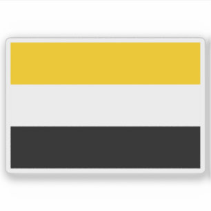 Adesivo Bandeira das pessoas Garifuna, América Central