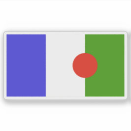 Adesivo Bandeira das pessoas Gêmeas