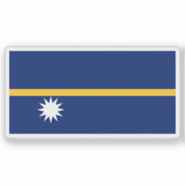 Adesivo Bandeira das pessoas nauruanas, Micronésia, Oceâni