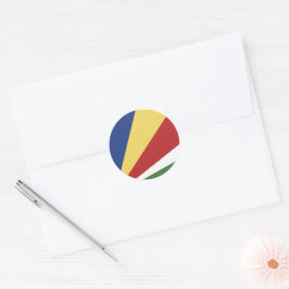 Adesivo Bandeira das Seychelles