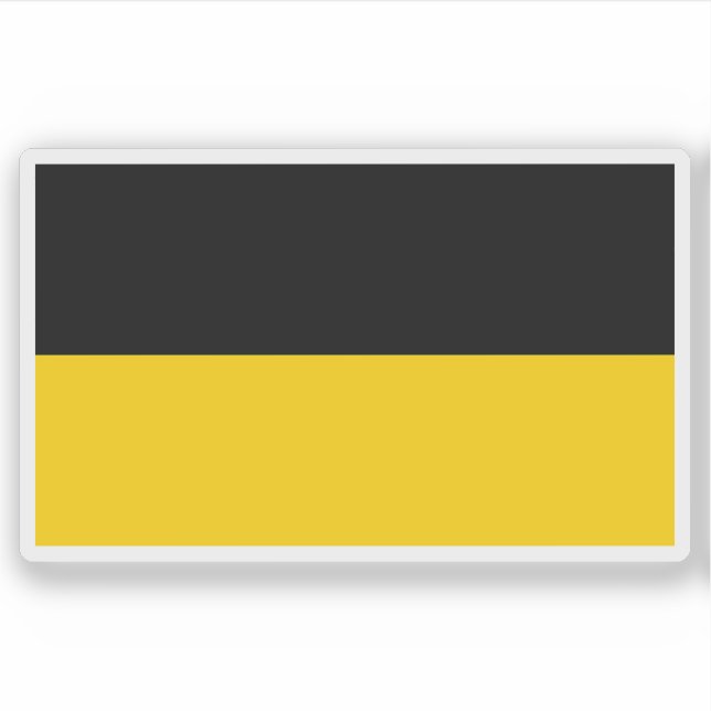 Adesivo Bandeira de Aachen, Alemanha (Frente)
