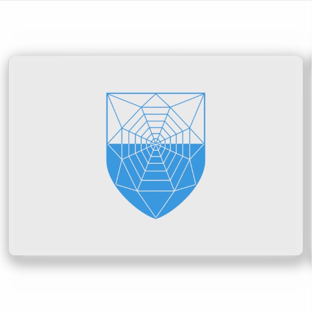 Adesivo Bandeira de Aasiaat (Egedesminde), Gronelândia (Frente)