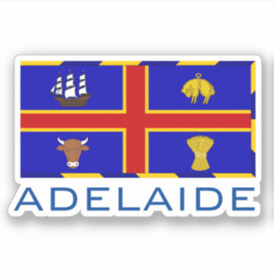 Adesivo Bandeira de Adelaide, Austrália