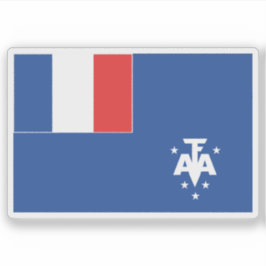 Adesivo Bandeira de Adélie (Terre Adélie), Antártica