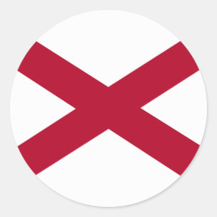 Adesivo Bandeira de Alabama