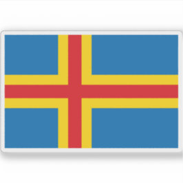 Adesivo Bandeira de Åland, Finlândia