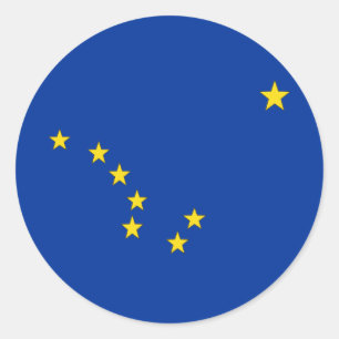 ADESIVO BANDEIRA DE ALASKA