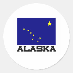 Adesivo Bandeira de Alaska