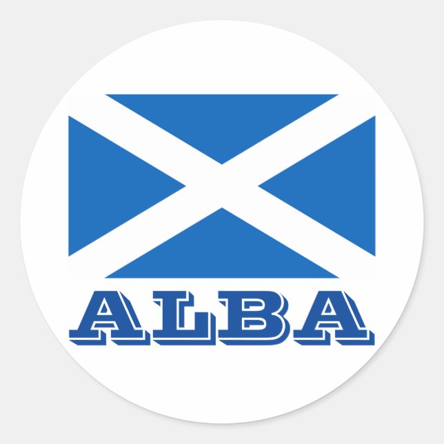 Adesivo Bandeira de Alba (Frente)