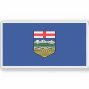 Adesivo Bandeira de Alberta