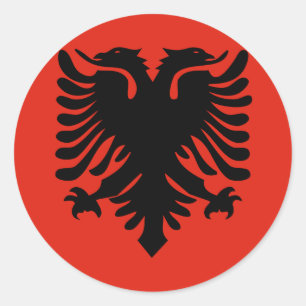 Adesivo Bandeira de alta qualidade de Albânia