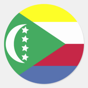 Adesivo Bandeira de alta qualidade de Cômoros