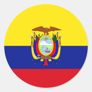 Adesivo Bandeira de alta qualidade de Equador