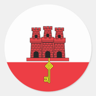 Adesivo Bandeira de alta qualidade de Gibraltar