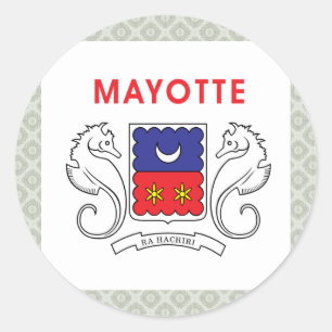 Adesivo Bandeira de alta qualidade de Mayotte
