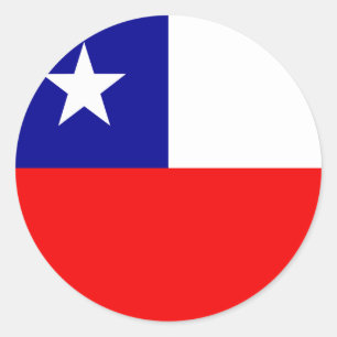 Adesivo Bandeira de alta qualidade do Chile