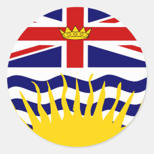 Adesivo Bandeira de alta qualidade do Columbia Britânica