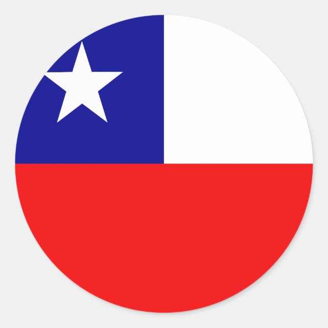 Adesivo Bandeira de alta qualidade no Chile (Frente)