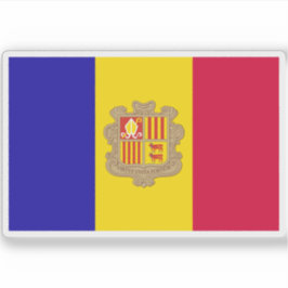 Adesivo Bandeira de Andorra
