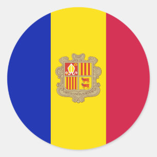 Adesivo Bandeira de Andorra