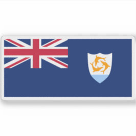 Adesivo Bandeira de Anguilla