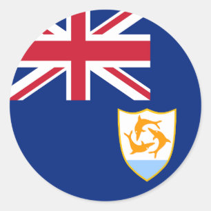Adesivo Bandeira de Anguilla