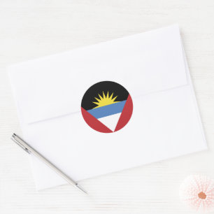 Adesivo Bandeira de Antígua e Barbuda