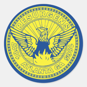 Adesivo Bandeira de Atlanta, Geórgia