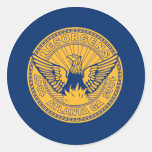 Adesivo Bandeira de Atlanta, Geórgia
