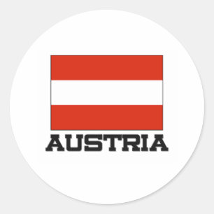 Adesivo Bandeira de Áustria