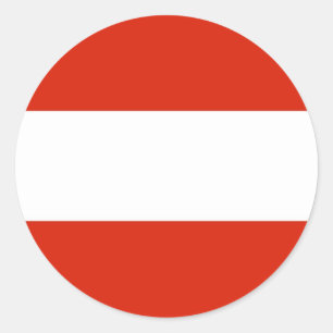 Adesivo Bandeira de Áustria
