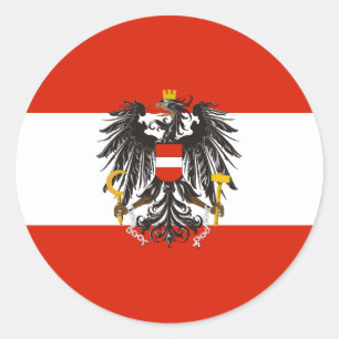 Adesivo Bandeira de Áustria (estado, variação), Áustri