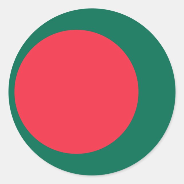 Adesivo Bandeira de Bangladesh (Frente)