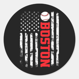 Adesivo Bandeira de beisebol dos EUA em Boston