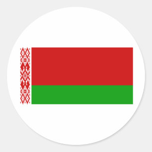 Adesivo Bandeira de Belarus PERTO