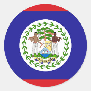 Adesivo Bandeira de Belize