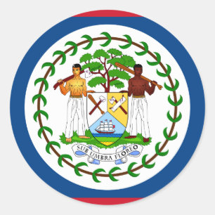 Adesivo Bandeira de Belize