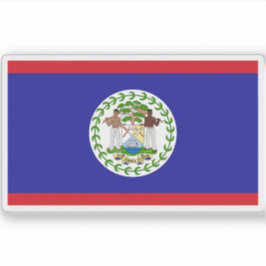 Adesivo Bandeira de Belize
