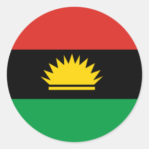 Adesivo Bandeira de Biafra (Bafra)