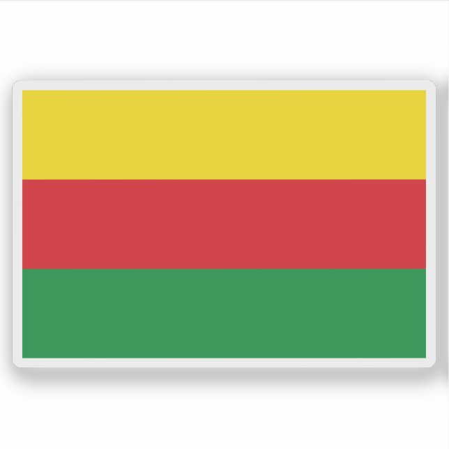 Adesivo Bandeira de Bilzen, Bélgica (Frente)