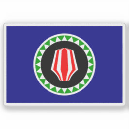 Adesivo Bandeira de Bougainville Islanders, Melanésia, Oce