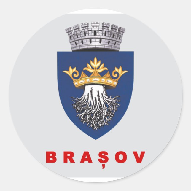 Adesivo Bandeira de Brasov (Frente)