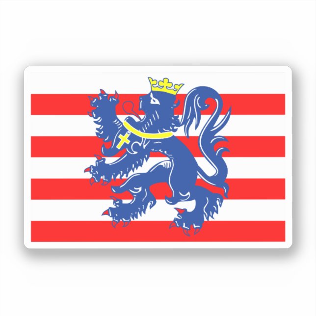 Adesivo Bandeira de Bruges/ Brugge, Bélgica (Frente)